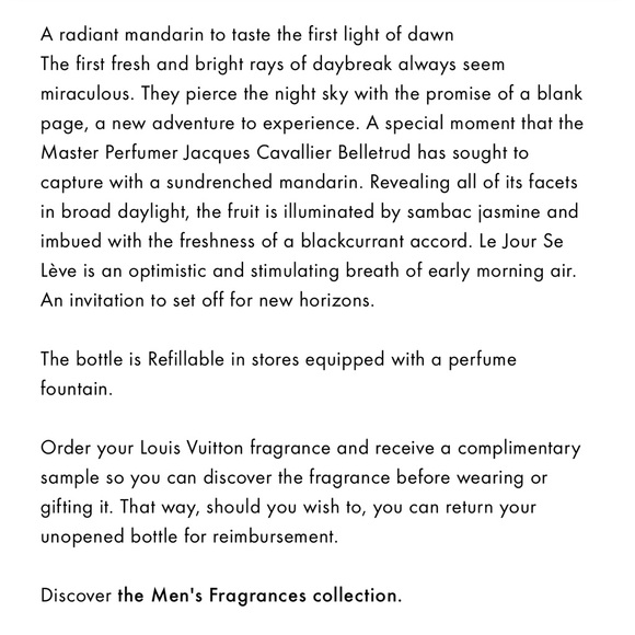 LV fragrance with sample - Picture 8 of 9